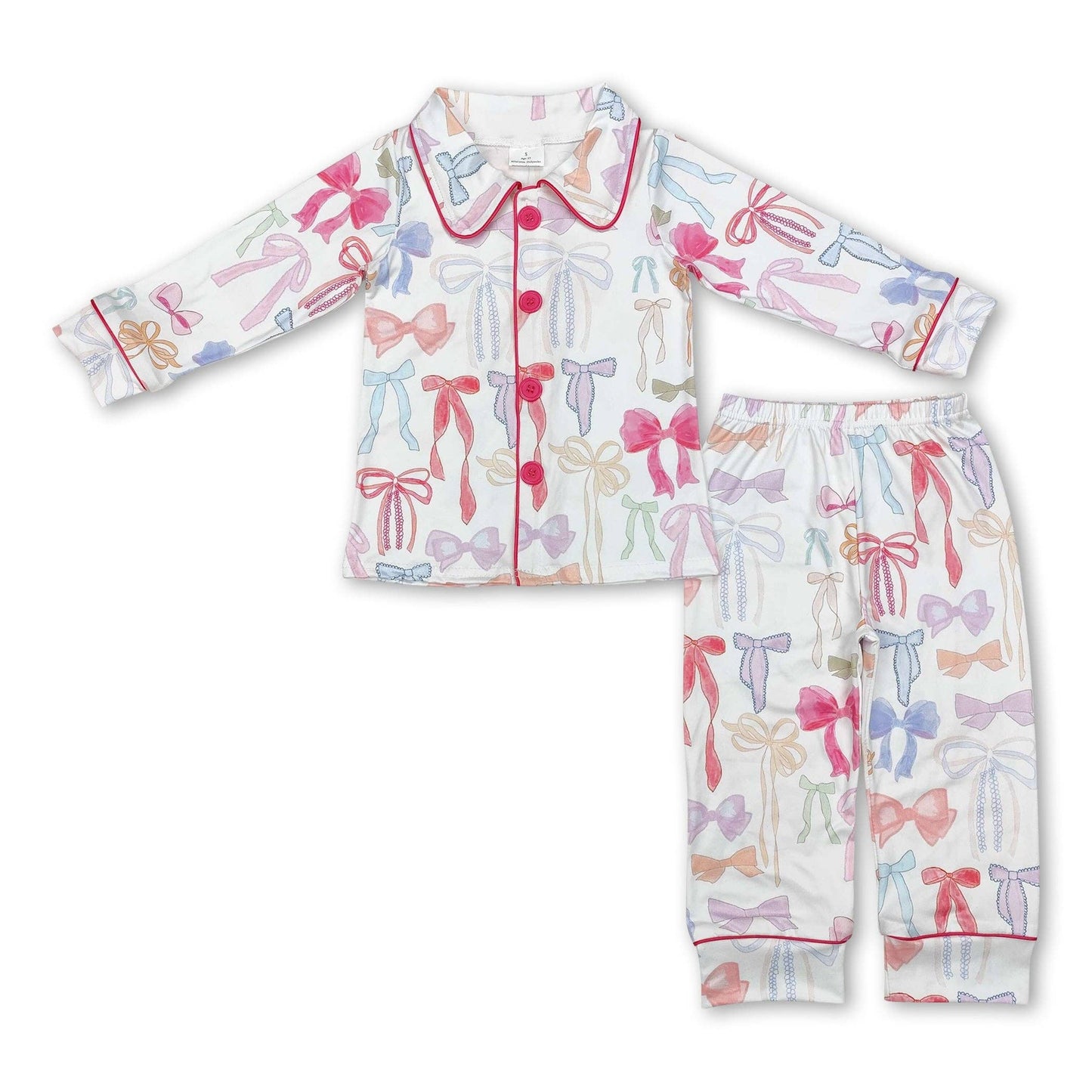 Colorful Coquette Long Sleeves/Pants Pajamas
