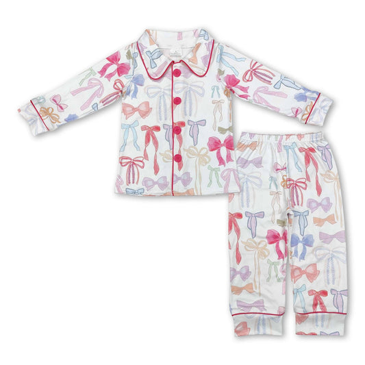 Colorful Coquette Long Sleeves/Pants Pajamas
