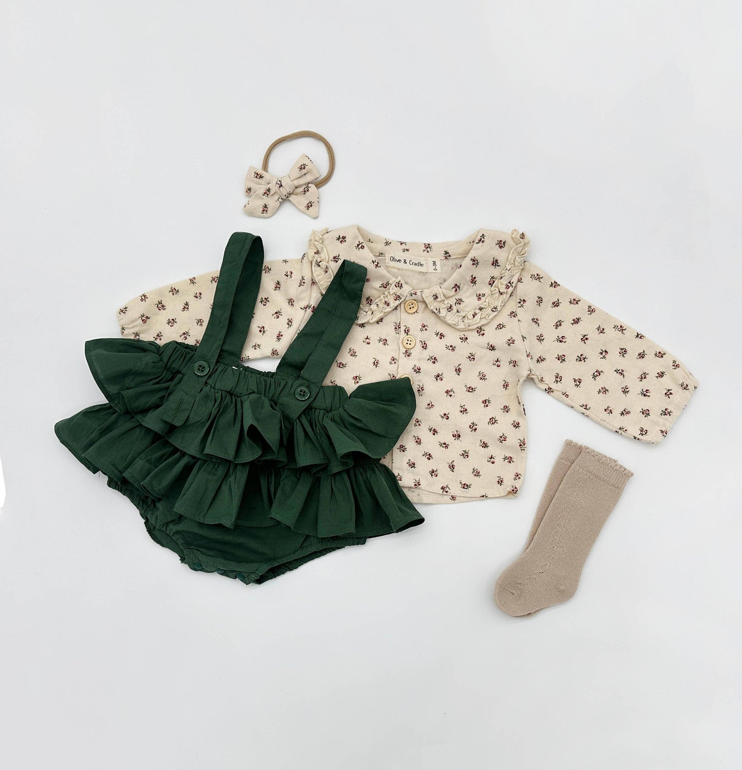 Winter Floral 3pc Outfit