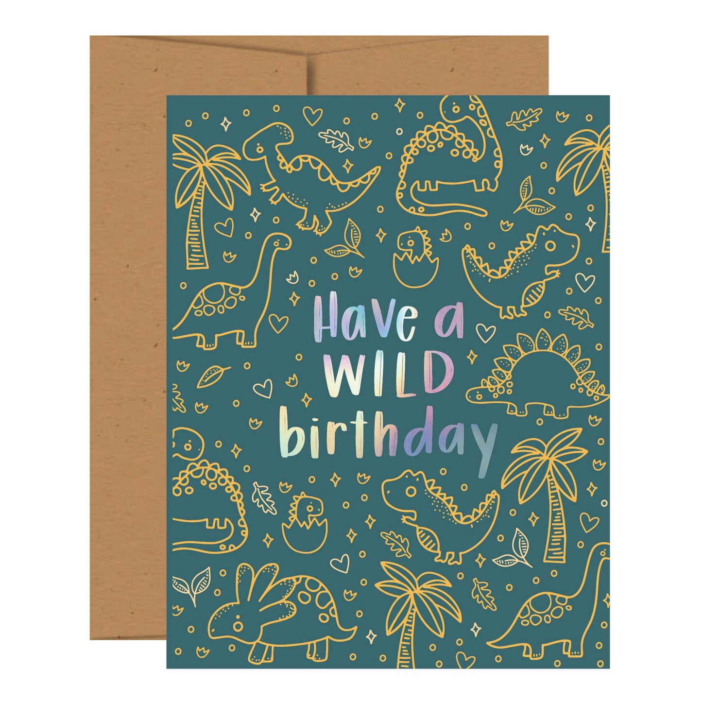 Wild Dino Birthday Card