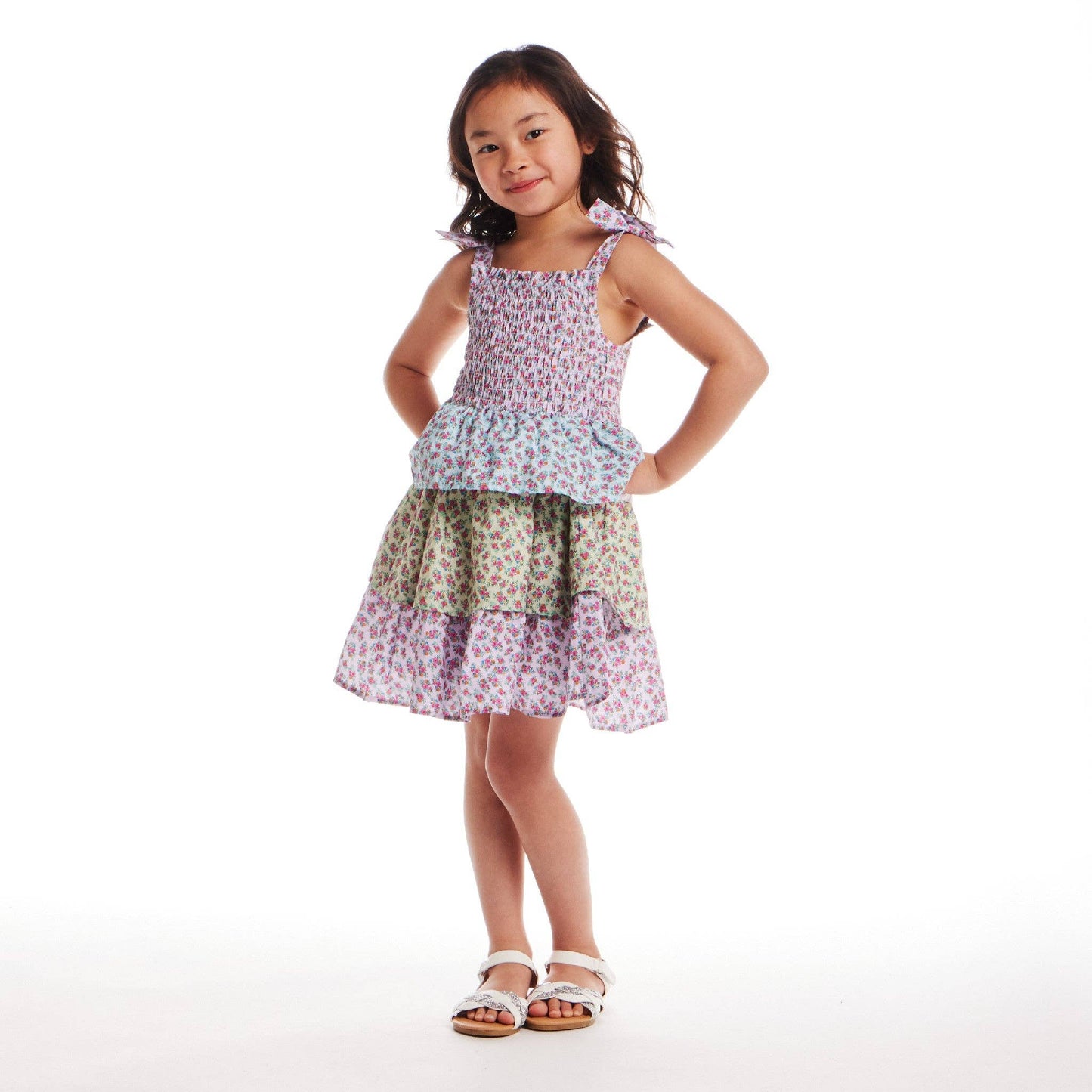 Floral Tiered Dress
