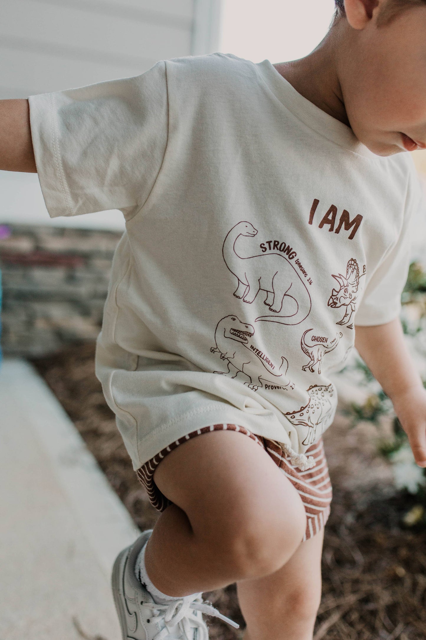 Dinosaur Affirmation TShirt|Mocha