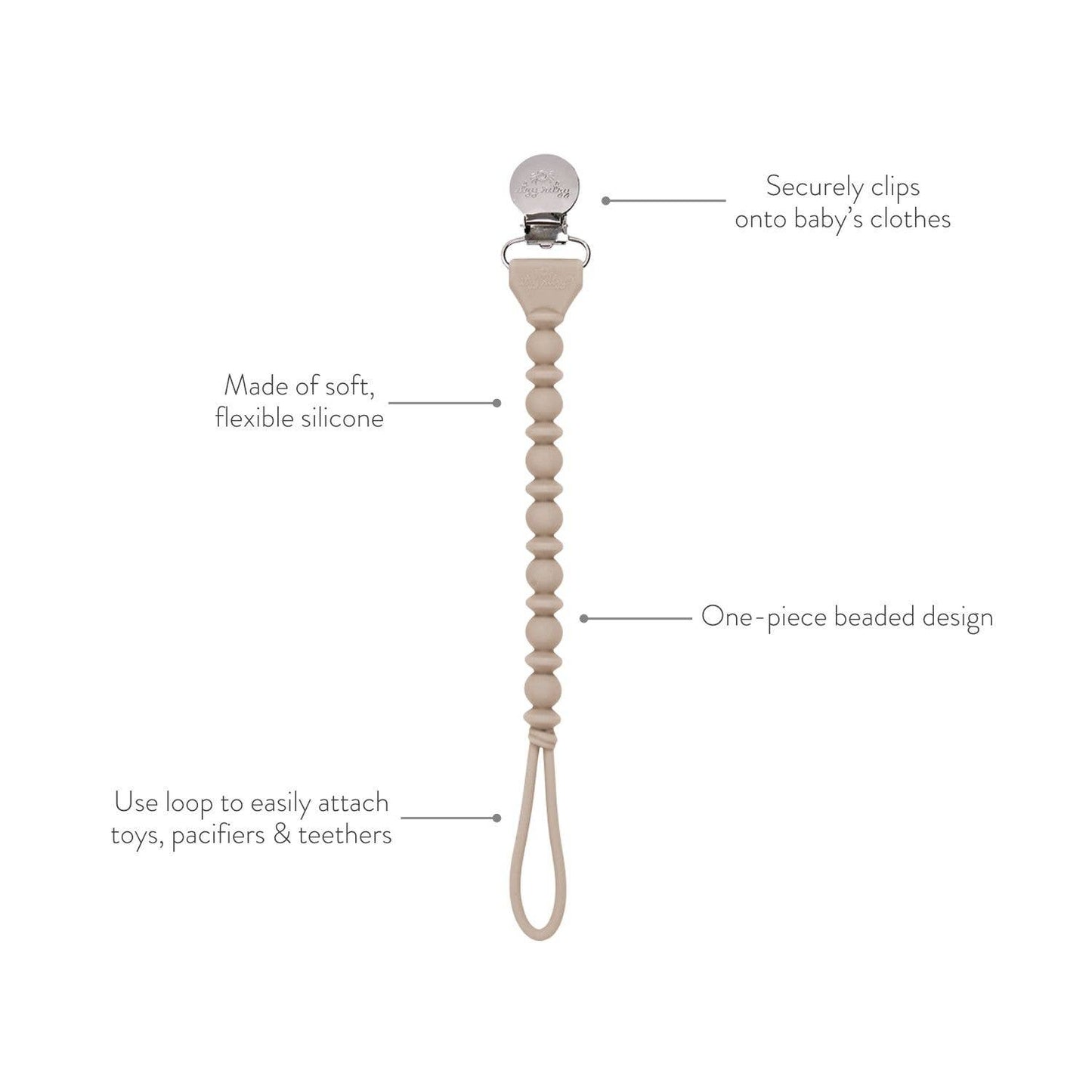 Pacifier Clips-Sweetie Strap™ Silicone