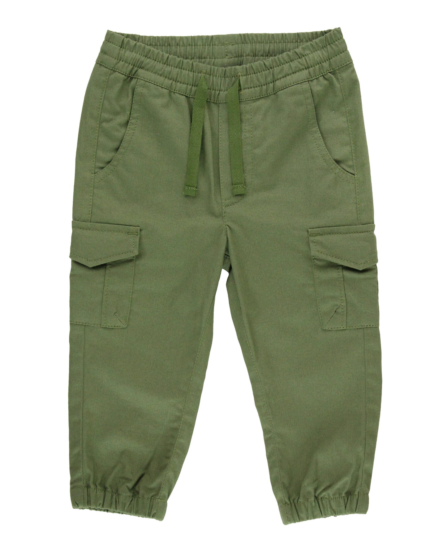 Olive Slim Cargo Joggers