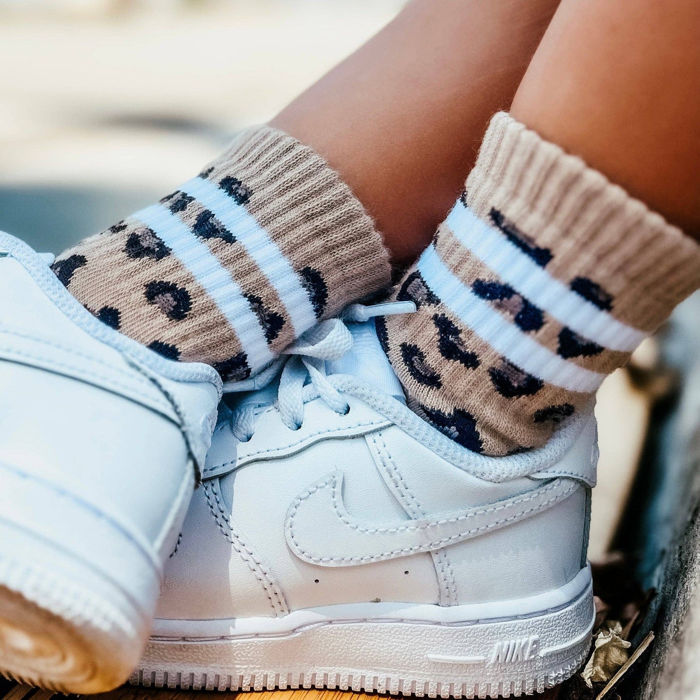 Wild Child Cheetah Socks