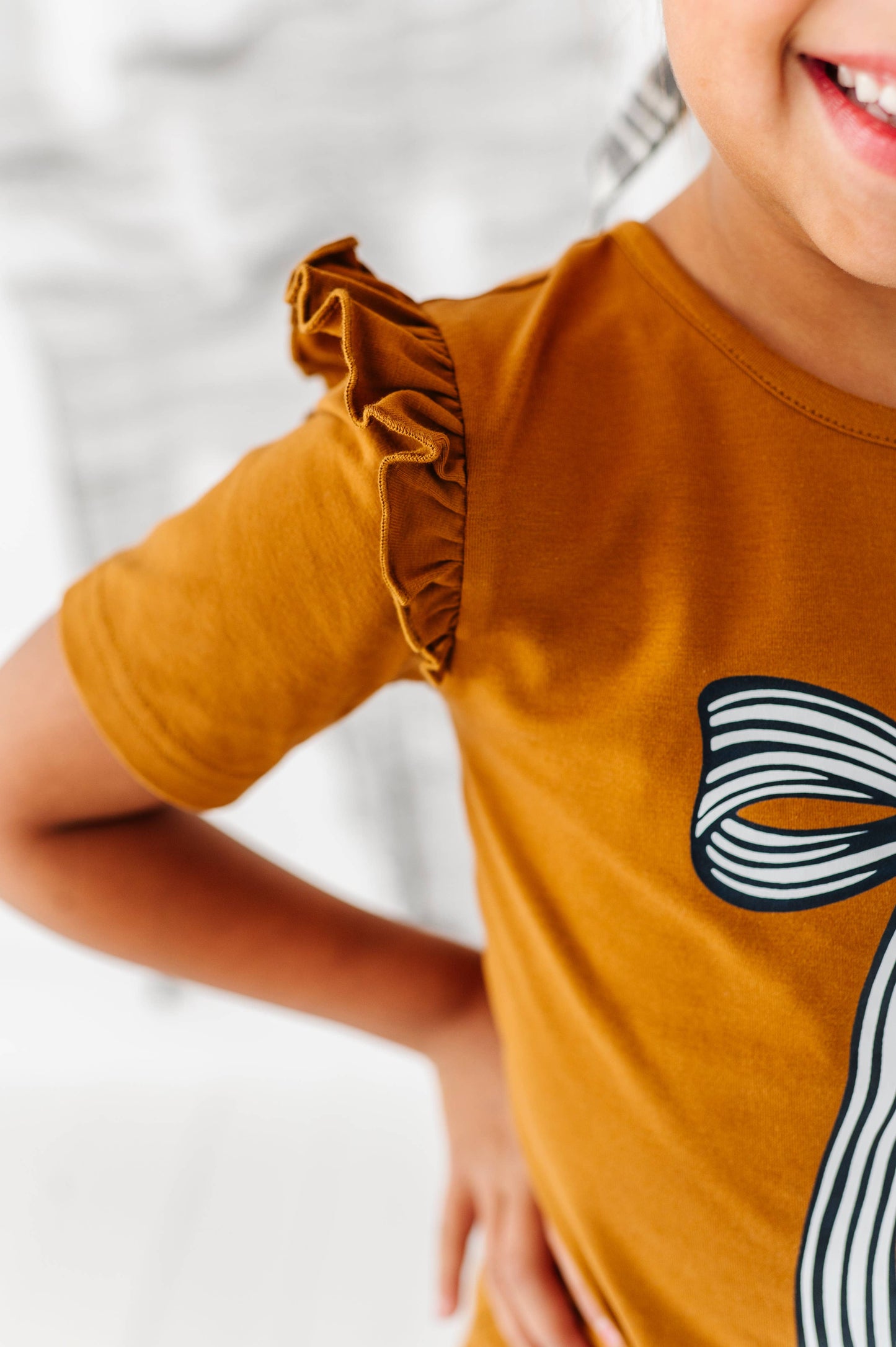 Striped Bow Top