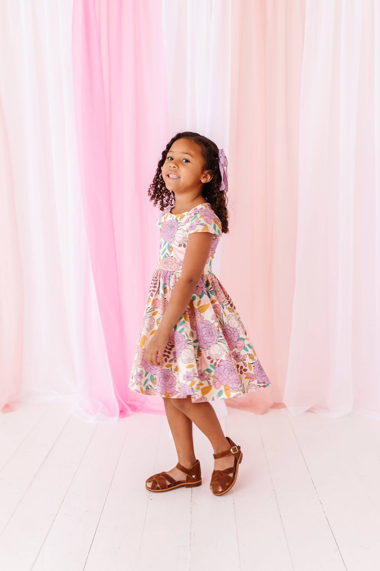 Lavender Floral | Heart Dress