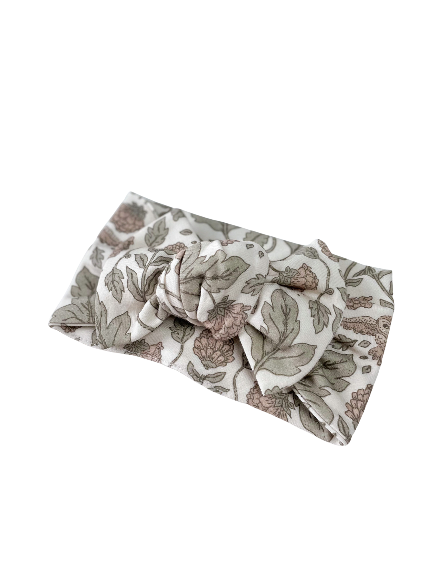 Bow headband | Botanical Owls
