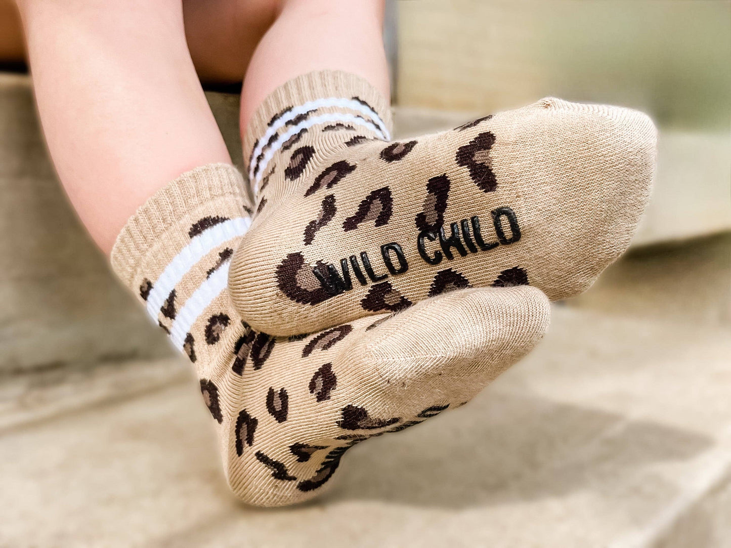 Wild Child Cheetah Socks