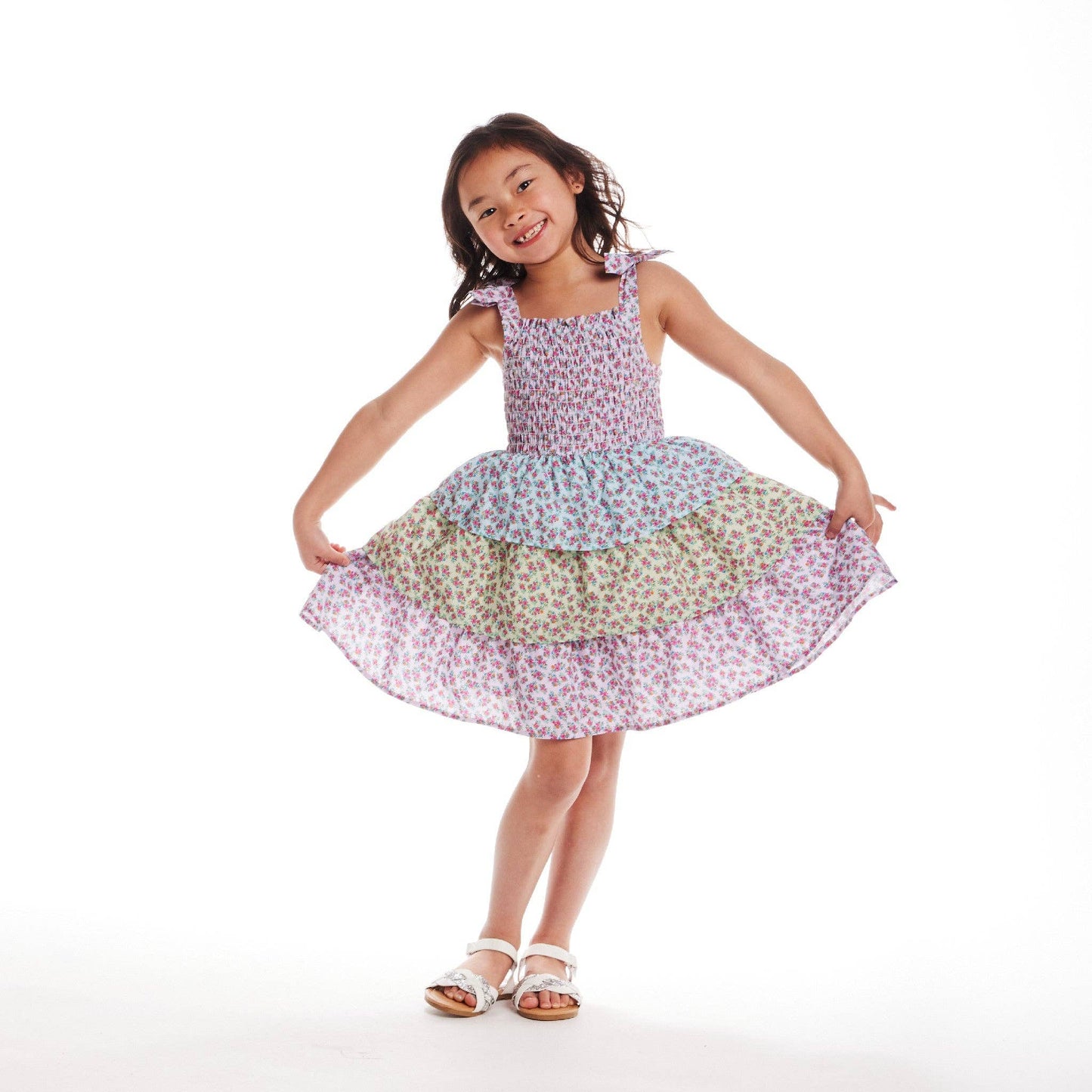 Floral Tiered Dress