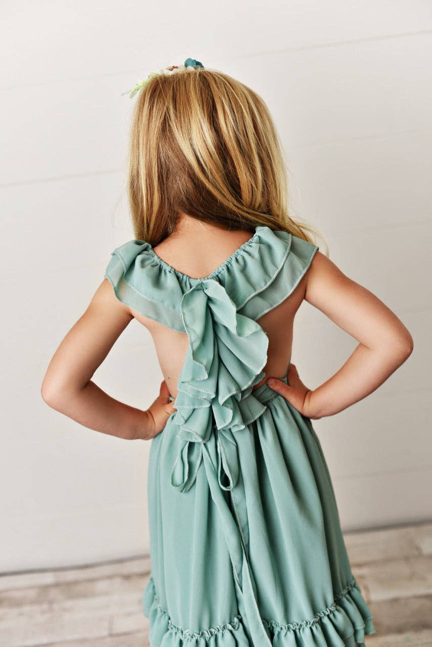 Ruffle Mint Dress