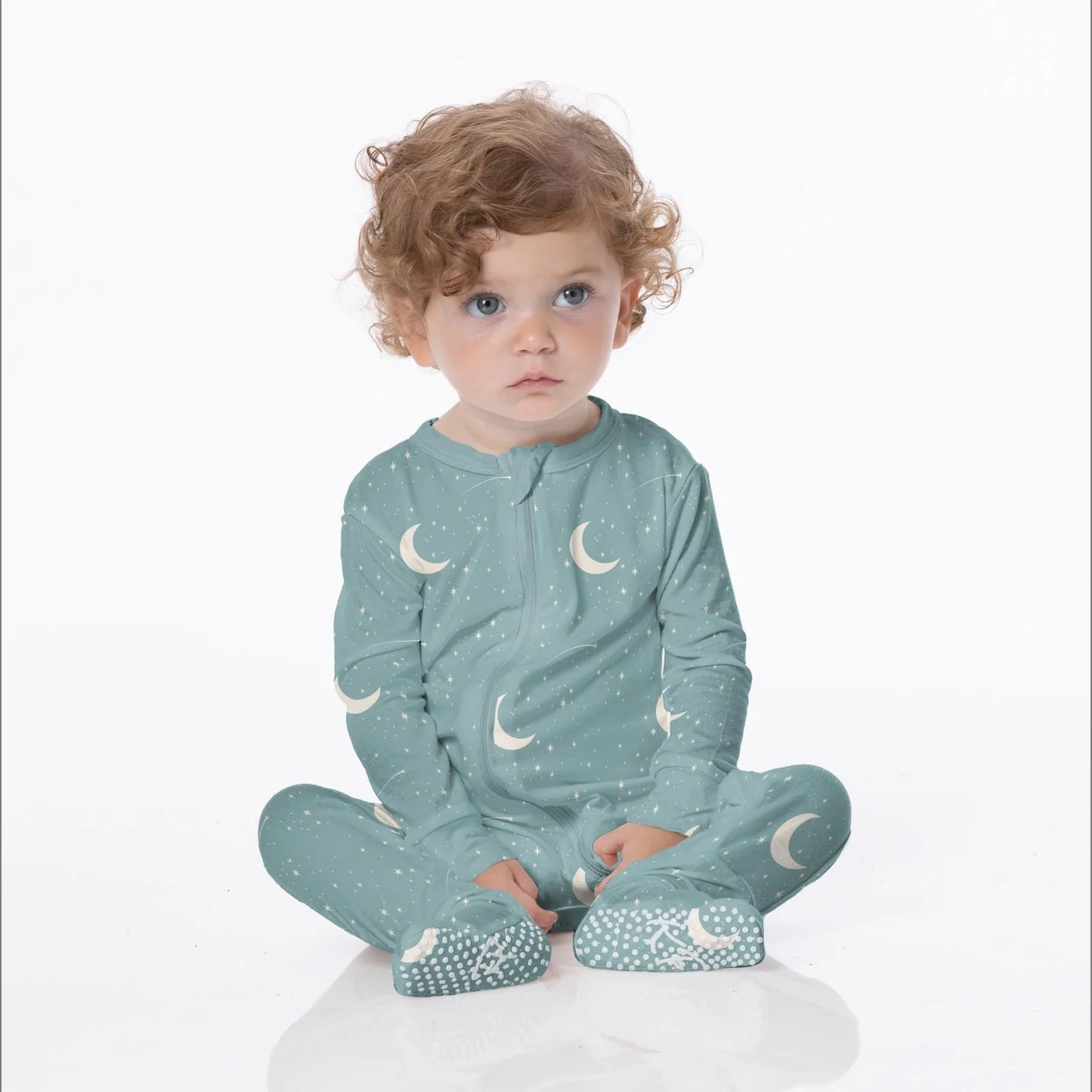 Jade Starry Sky & Moon Footie