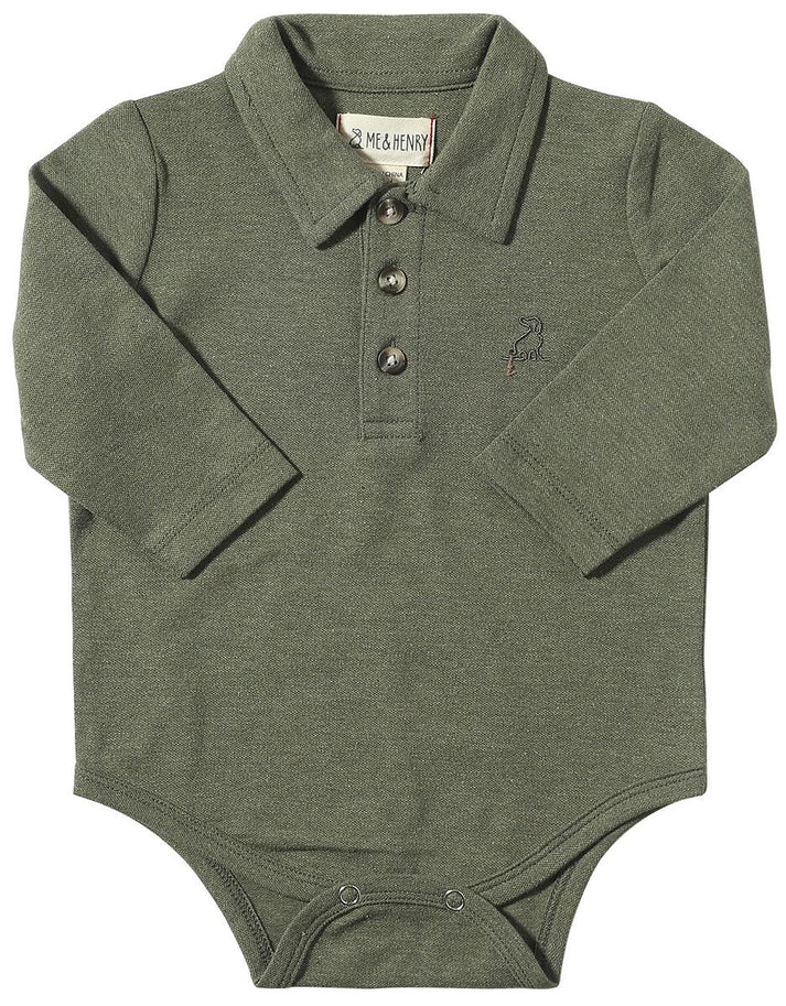 Seymour Pique Polo Onesie