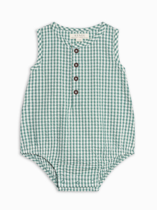 Wren Seersucker Romper -