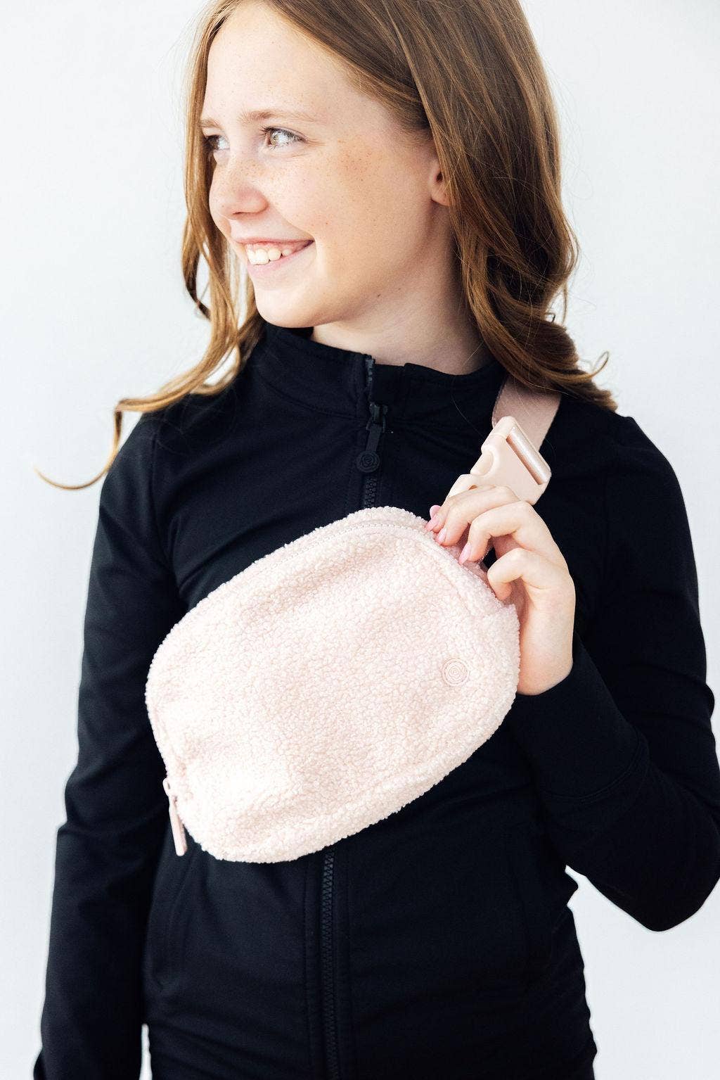 Belt Bag | Baby Pink Fleece