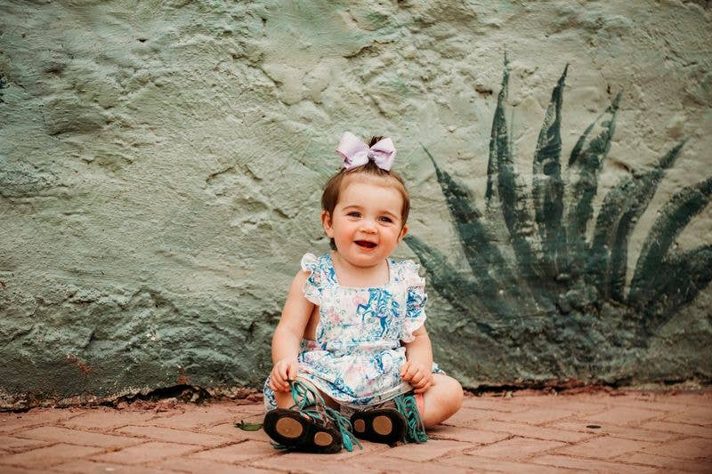 Floral Frontier Romper