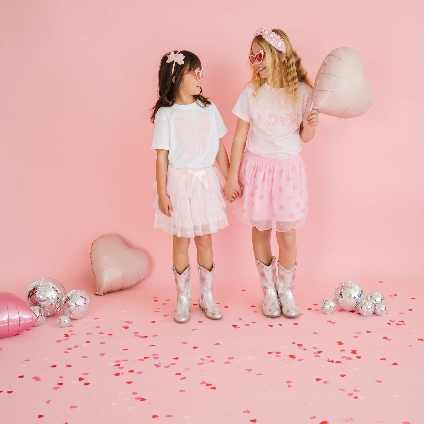 Mini Sequin Hearts Tutu