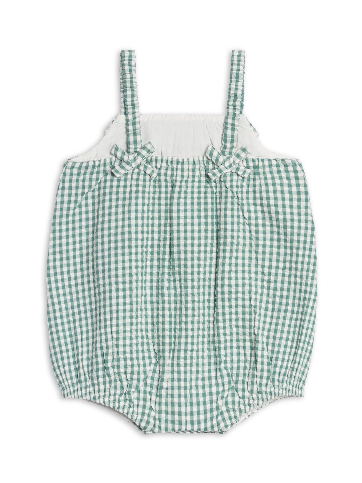 Rosalie Seersucker Bubble Romper