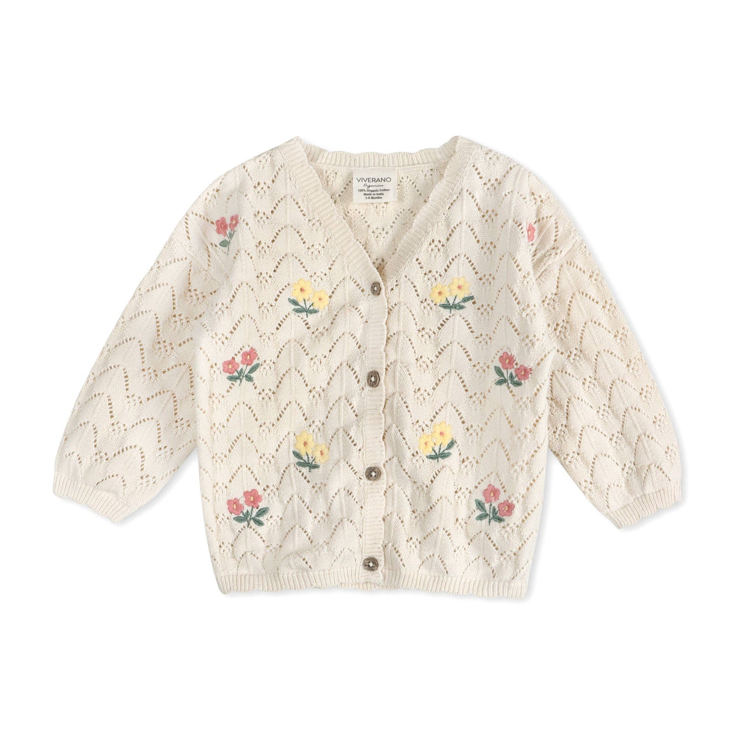 Floral Baby Knit Cardigan