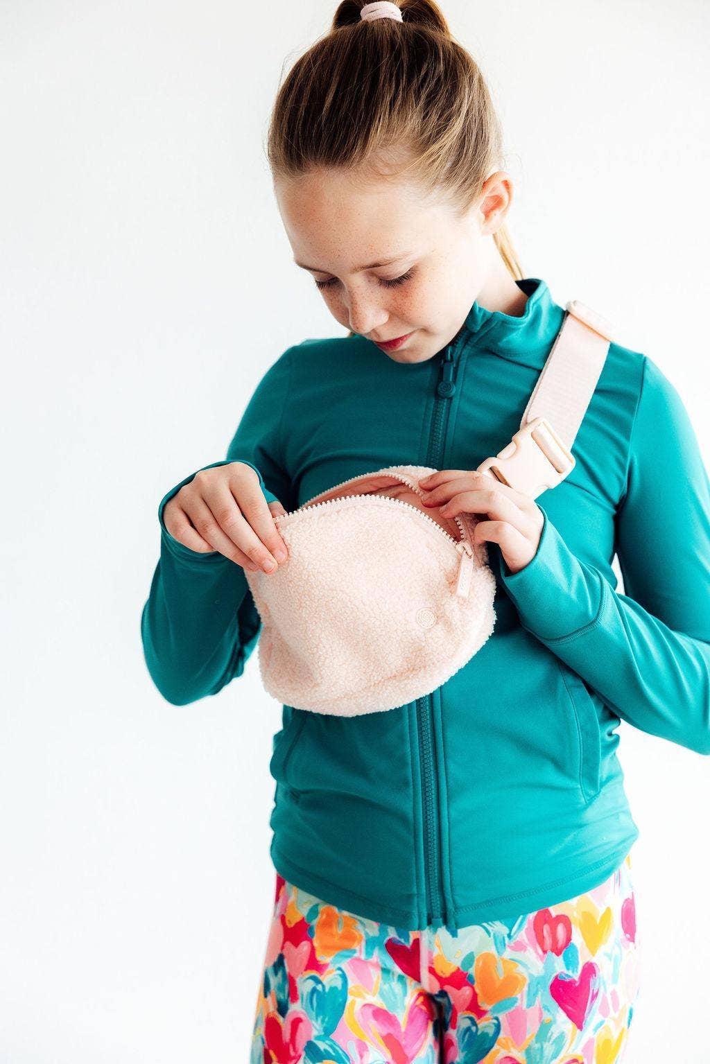 Belt Bag | Baby Pink Fleece