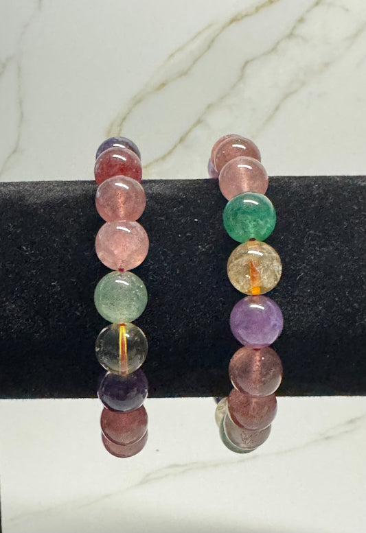Multi Colored Stone Bracelet