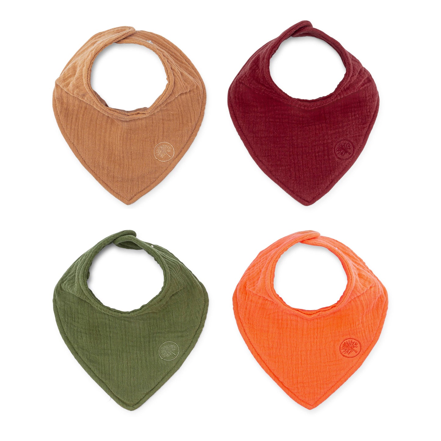 Estes Muslin Bandana Bibs Set- (4 Pack)