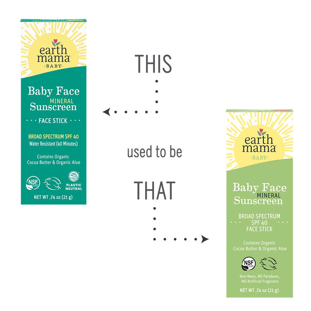 Baby Face Mineral Sunscreen Face Stick