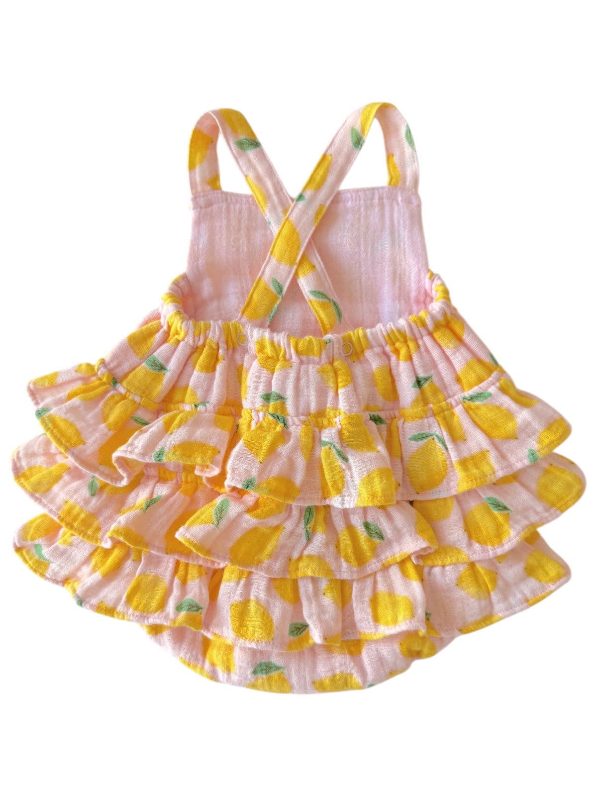 Lemon Sorbet Ruffle Romper
