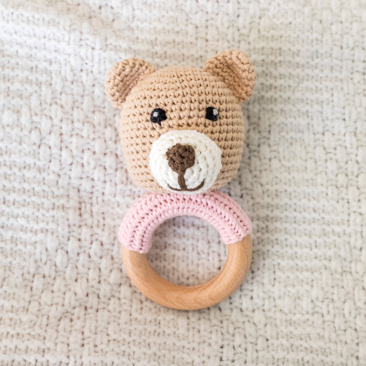 Hand Crochet Rattle Bears
