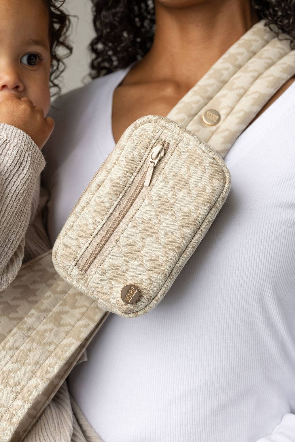 MABE Accessory Bag - Houndstooth