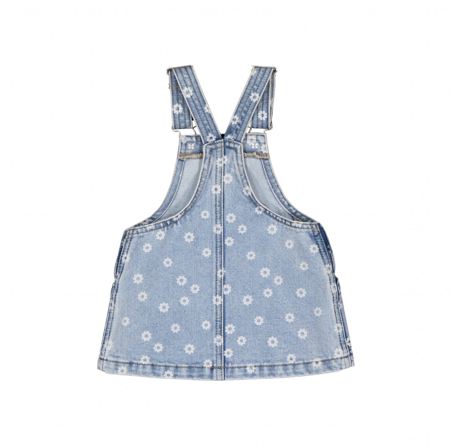Daisy Print Denim Skirtall