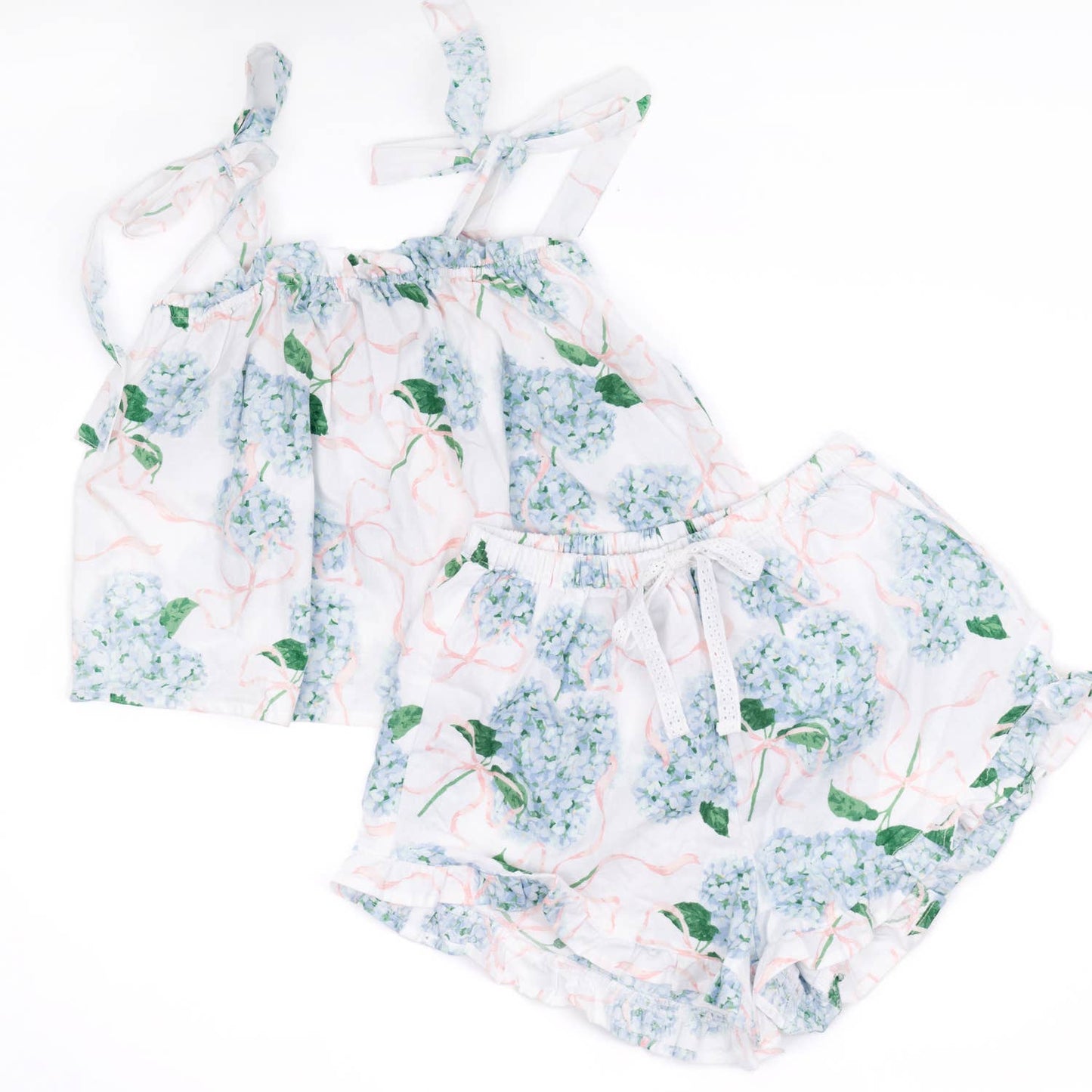 Hydrangea Ruffle PJ Set