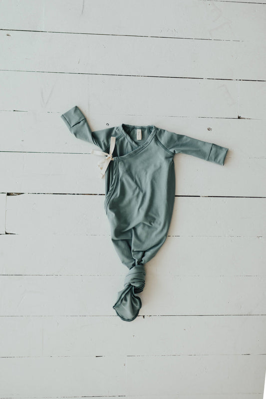 Kimono Gown in Mist