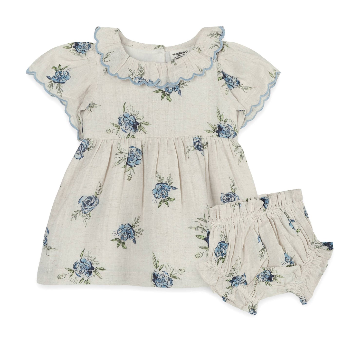 Katarina Floral Baby Dress + Bloomer