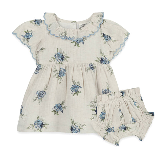 Katarina Floral Baby Dress + Bloomer
