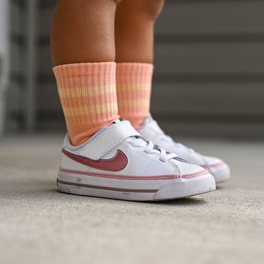 Retro Socks | Salmon
