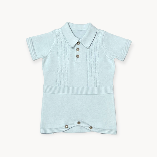 Milan Collar & Cable Knit Bodysuit (Organic)