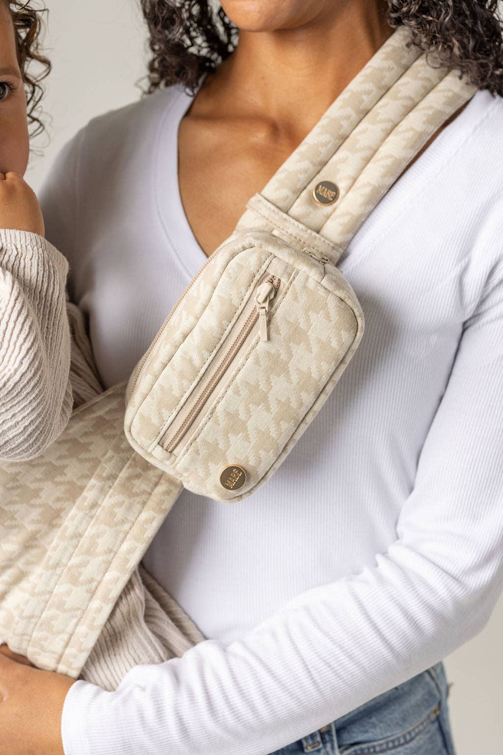 MABE Accessory Bag - Houndstooth