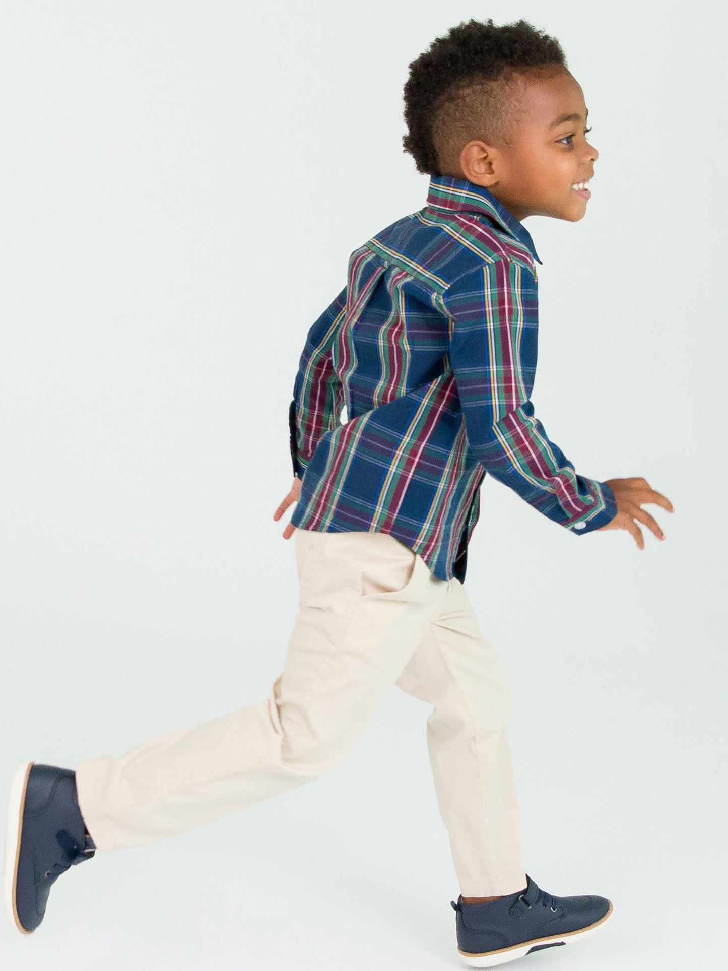 Winter Nights Plaid Button Down Shirt