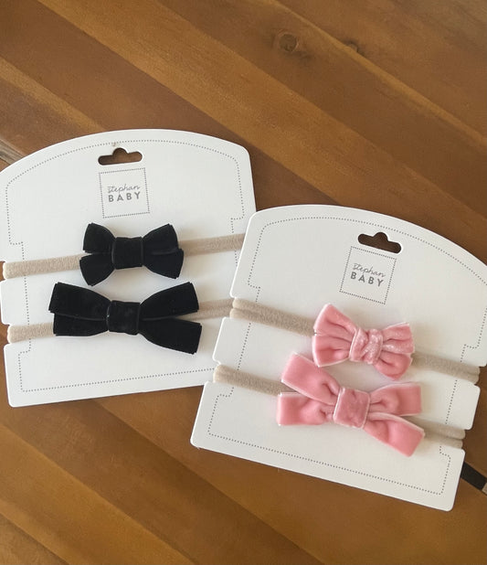 Velvet Bow Set