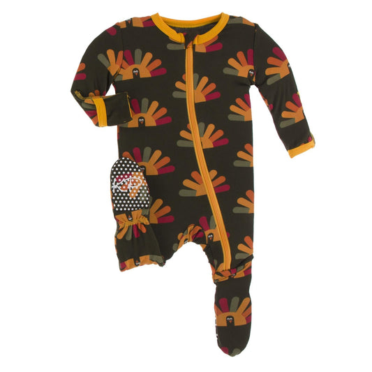 Turkey Footie w/2 Way Zipper