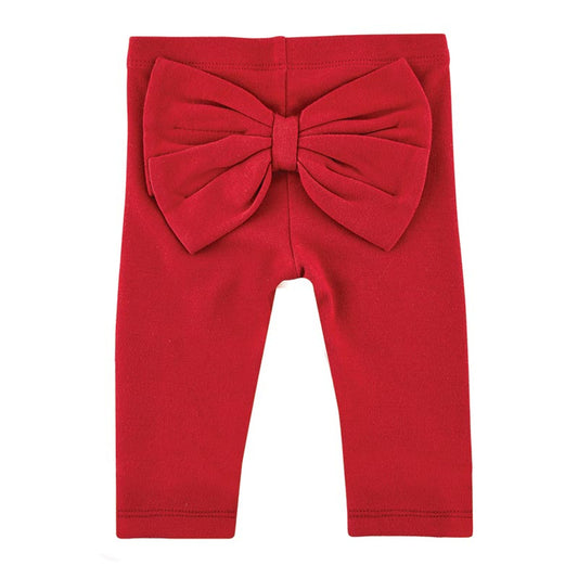 Red Bow Leggings