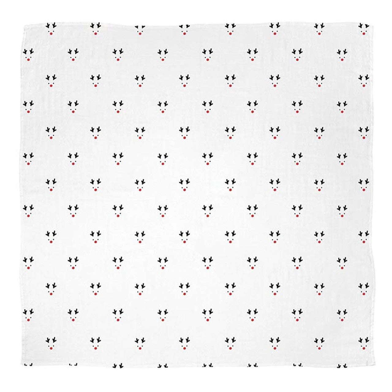 Swaddle Blanket + Reindeer Rattle