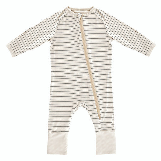 Stripes Cozy Romper