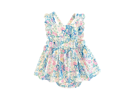 Floral Frontier Romper