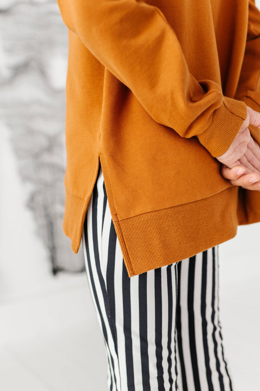 Striped Bow Sweatshirt