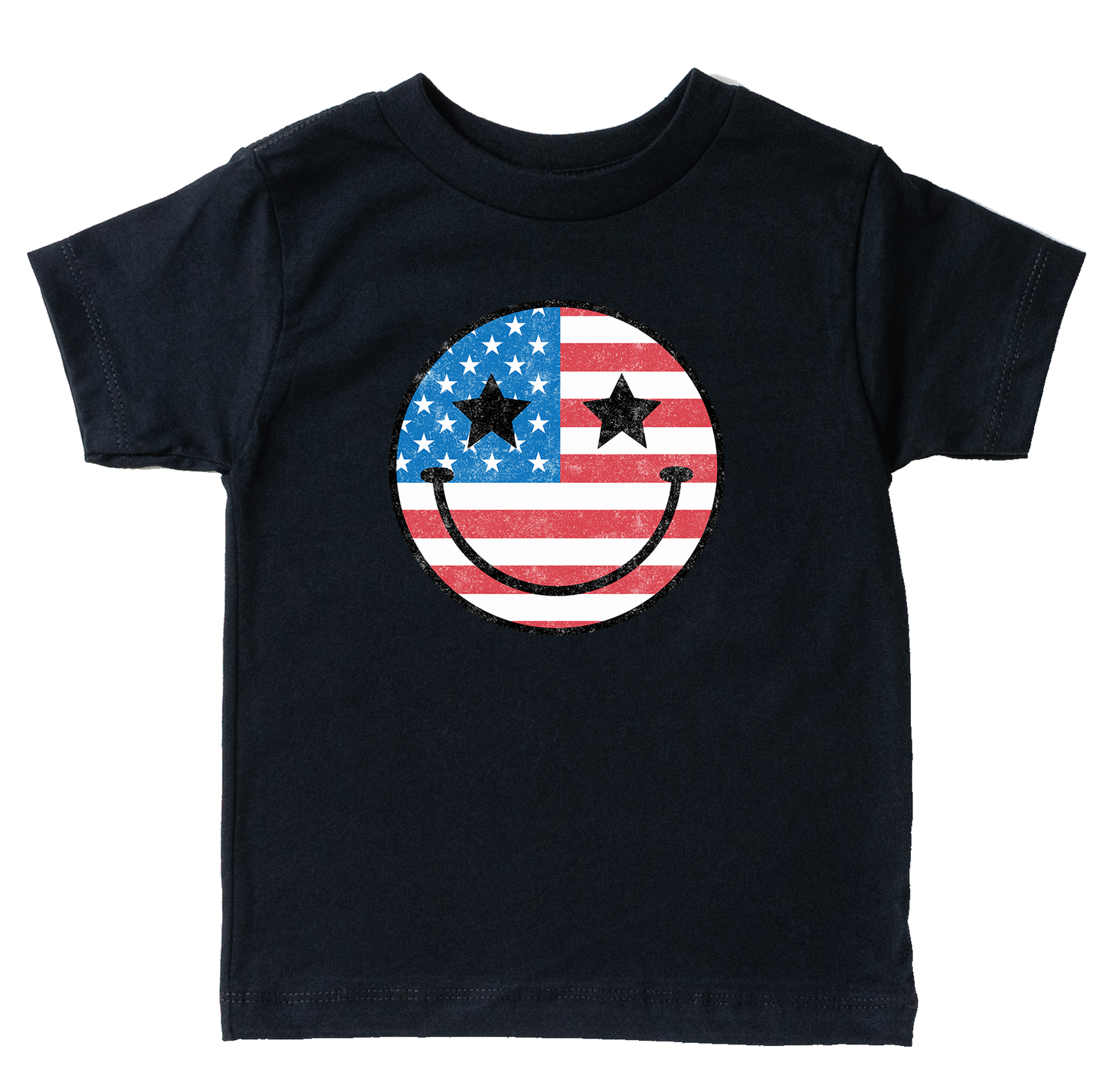 Boys Smiley Flag Tee