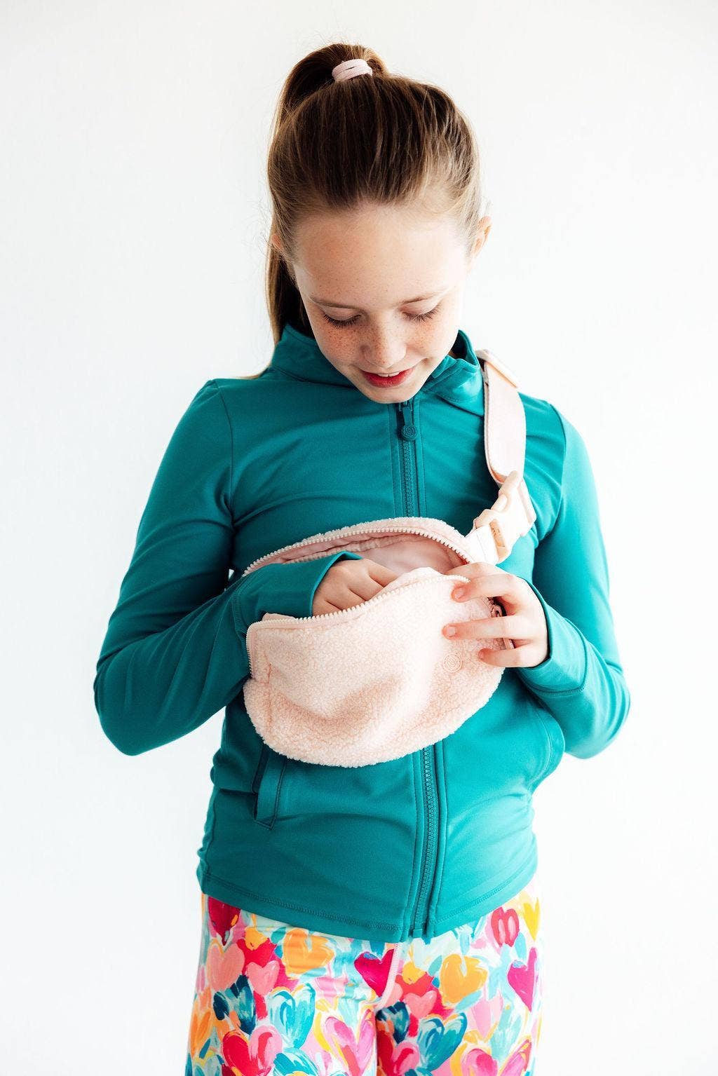 Belt Bag | Baby Pink Fleece