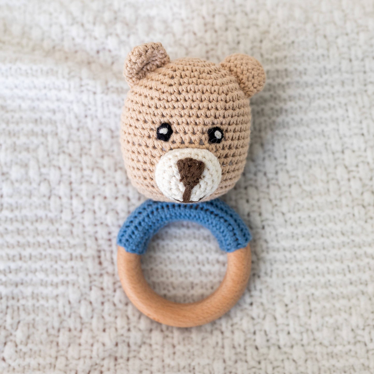 Hand Crochet Rattle Bears