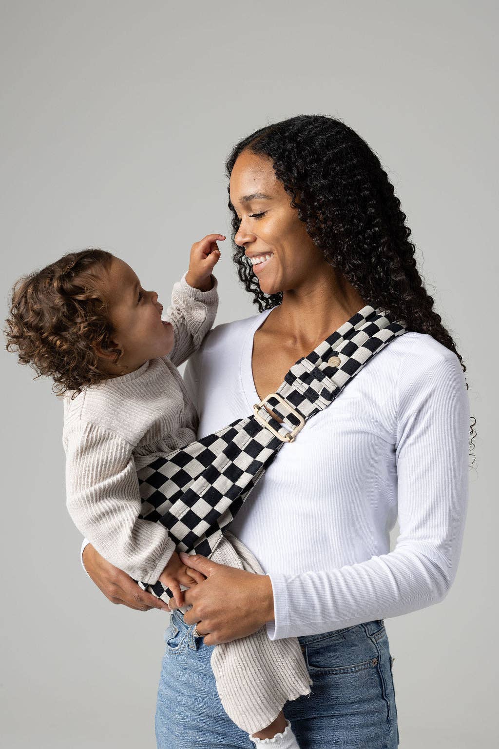 MABE Toddler Sling - Ebony Check